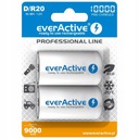 2x R20/D everActive 10000 мАч Ni-MH, готовые к использованию