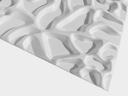 ПАНЕЛИ 3D ДЕМОРАТИВНЫЕ настенно-потолочные кессоны 50х50см БЕЛЫЙ Озеро