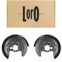 КРЫШКИ ТОРМОЗНЫХ ДИСКОВ КРЕПЛЕНИЕ ДИСКА ЗАДНИЙ Л+П AUDI 80 B4 A4 B5