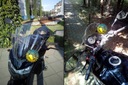 прозрачное лобовое стекло мотоцикла, универсальное для руля