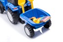Вершник для хлопчика Штовхач Трактор з причепом New Holland на рік