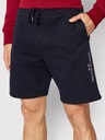 krátke šortky tommy hilfiger šortky pánske tmavomodré logo PREMIUM Kolekcia EUROPE