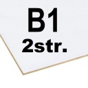 ПЛИТА ХДФ 3мм БЕЛАЯ 2 СТОРОНЫ. ФОРМАТ В1 700x1000