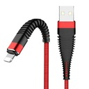 ЖЕСТКИЙ USB-КАБЕЛЬ НЕЙЛОН IPHONE LIGHTNING 100 СМ КРАСНЫЙ