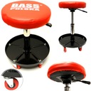 СТУЛ ДЛЯ МАСТЕРСКОЙ С ПОЛКОЙ СИДЕНЬЕ С КОЛЕСАМИ