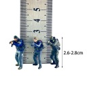 Художник Gather 3x 1/64 Фігурка дівчаток-хлопчиків Потяг Парк Вулиця Фігурки людей