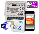Реле контроллера модуля RTX БЕЗ НАПРЯЖЕНИЯ WiFi TUYA +RF источник питания 12 В /