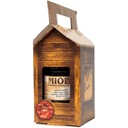 Pudełko ozdobne na 1 słoik 900 ml - CHATKA