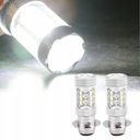 LUZ MOTOCICLETA DIODO LUMINOSO LED 80W H6/P15D 2 PIEZAS 