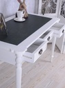Konzola Písací stôl biela drevená v anglickom štýle Hĺbka nábytku 64 cm