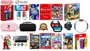 Nintendo SWITCH Oled + 4 Joy Con + 6 игр + Rig Fit + стекло + футляр + 2 сердечка