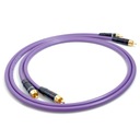 MELODIKA MD2R07 PURPLE RAIN ПАРА АУДИОКАБЕЛЕЙ RCA - RCA CINCH OFC 0,75м