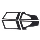 4PCS DASHBOARD AIR VENT COVER WYCIECIE WOKNA КАРБОНОВОГО LEWE/PRAWE GO  (17779085448) фото min 8