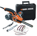 BLACK DECKER KA902EK ленточная шлифовальная машина для пальцев, 13 мм, 400 Вт, чемодан