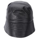 Kožený klobúk typu Bucket Dámske oblečenie Wild Pohlavie unisex