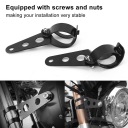 2PCS UNIVERSAL REFLIGHT MOUNT MOTOCIKLAS ФАРА ОПОРИ ВИЛКИ MK  (17899270397) фото min 7