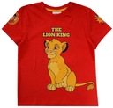 ФУТБОЛКА THE LION KING BLOUSE хлопок КРАСНАЯ 116 R809A