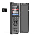 Шпионский цифровой диктофон, обнаружение 1536 Кбит/с, 32 ГБ