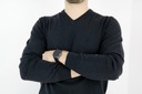 TRUSSARDI pánsky sveter, tmavý grafit SWTR10 XL Druh bez kapucne prevlečené cez hlavu