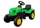 Traktor Branson z Przyczepą na pedały 135cm+ akcesoria do piasku Kolor Zielony
