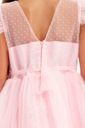 Tylové šaty pre dievčatá Ornella ružová, 104 Vek dieťaťa 7 rokov +