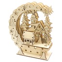 DOMEK LAMPION ŚWIĄTECZNY LED LAMPKA PREZENT DIY