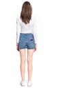 Damskie szorty jeansowe Wrangler BOYFRIEND SHORTS L Skład materiałowy bawełna