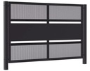 Panele ogrodzeniowe INCOGNITO BR.18.4.2 Ocynk RAL 7016 Antracyt 200x110 cm