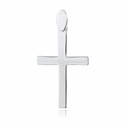 Гладкий серебряный мужской полированный блеск