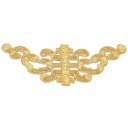 НАШИВКА DO HAFTU 4 ШТУК CLOTH НАКЛЕЙКА DO SZYCIA DIY GOLD FENG WORD  фото 6