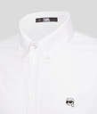 biela pánska košeľa karl lagerfeld bavlnená oversize PREMIUM Model IKONIK 2,0 SHIRT