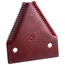 Nożyk nóż ząbkowany kosy 84x76x2,5mm fi 6,5mm Claas 611203.1 5256112031 AGV