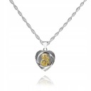 925 Серебряная католическая медаль 925 1 93 г 2 5 см M9