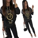 СТИЛЬНЫЙ КОМПЛЕКТ СПОРТИВНОГО КОСТЮМА С ЗОЛОТЫМИ БРИЛЛИАНТАМИ! С/М