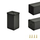 НОЖКА МЕБЕЛЬНАЯ НОЖКА РЕГУЛИРУЕМАЯ НОЖКА В 8 СМ, ЧЕРНАЯ