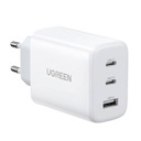 БЛОК ПИТАНИЯ UGREEN CHARGER CUBE 2X USB C 1X USB-A QC 3.0 PD 65 Вт