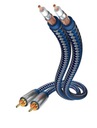 KABEL PRZEWÓD RCA CINCH INAKUSTIK PREMIUM 0,75M Złącza 2x RCA (cinch) - 2x RCA (cinch)