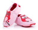Детская обувь для девочки с совушками, детские тапочки, размер 18/19.