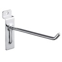 ПОДВЕСКА С КРЮКОМ 10 СМ, ХРОМИРОВАННАЯ МОНТАЖНАЯ ПАНЕЛЬ, НАСТЕННАЯ ПЛАНЕКА, ПРОСТРАНСТВЕННАЯ ПАНЕЛЬ