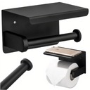 ДЕРЖАТЕЛЬ ДЛЯ ТУАЛЕТНОЙ БУМАГИ С ПОЛКОЙ ДЛЯ ТЕЛЕФОНА LOFT