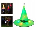 Шляпа ведьмы Светодиодная светящаяся шляпа Хэллоуин Украшение различных цветов