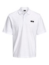 JACK & JONES - футболка-поло, белая M