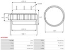 AS0089S AS-PL UZWOJENIE GÉNÉRATEUR BRAND NOUVEAU AS-P photo 10 - milautoparts-fr.ukrlive.com