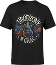 МУЖСКАЯ ФУТБОЛКА С ГИТАРОЙ BORN TO PLAY GUITARIST – XXL
