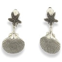 Серебряные подвесные зажимы для ушей