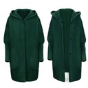 ПАЛЬТО АЛЬПАКА, КАПЮШОН, ШЕРСТЬ, ЦВЕТА OVERSIZE