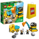 LEGO DUPLO 10931 ГРУЗОВИК И ГУСЕНИЧНЫЙ ЭКСКАВАТОР ДЛЯ ДЕТЕЙ + СУМКА