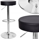 БАРНЫЙ СТУЛ С МЯГКОЙ ОБИВКОЙ, HOKER, РЕГУЛИРУЕМЫЙ, ПОВОРОТНЫЙ, СТУЛ ИЗ ЭКО-КОЖИ, БАРНЫЙ