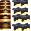 СОЛНЕЧНАЯ СВЕТОДИОДНАЯ САДОВАЯ ЛЕСТНИЦА ДЛЯ ТЕРРАСЫ 8 ШТ.