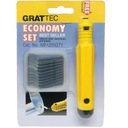 Устройство для снятия заусенцев Grattec Burr + 20 лезвий из быстрорежущей стали